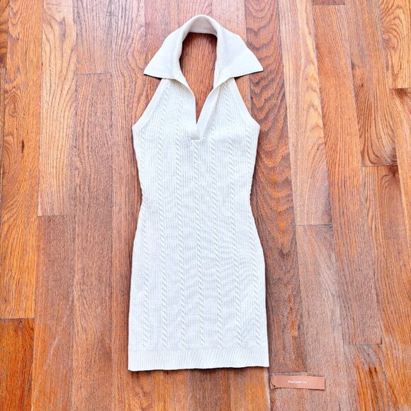 Reformation Tinsley Cable Halter Dress - Picture 4 of 8